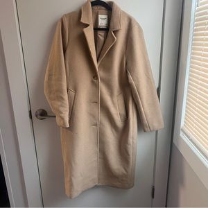 Abercrombie Wool-Blend Dad Coat
